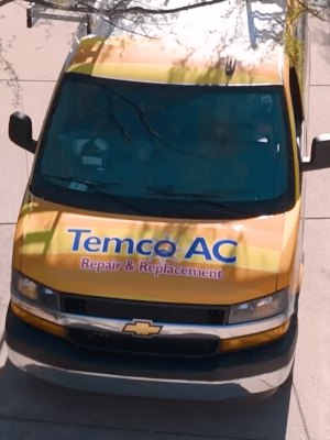 air filtrations signs Temco company van